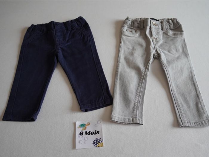 Gros Lot de Vêtements pour Garçon en 6 mois (17 pantalons + 11 hauts) - photo numéro 10