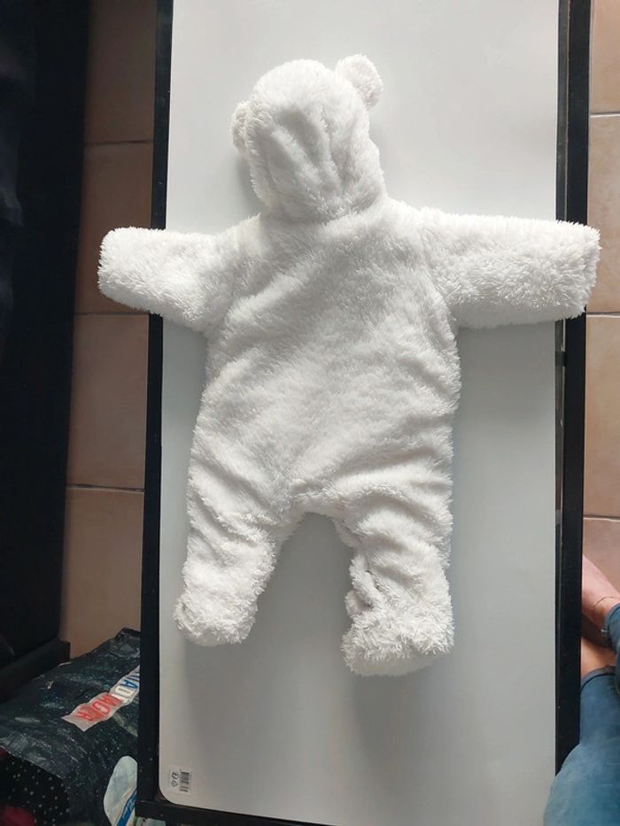 Combinaison bébé blanche 1-3 mois - photo numéro 5