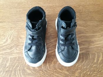 Chaussures , Baskets montantes noires Kiabi  P 25