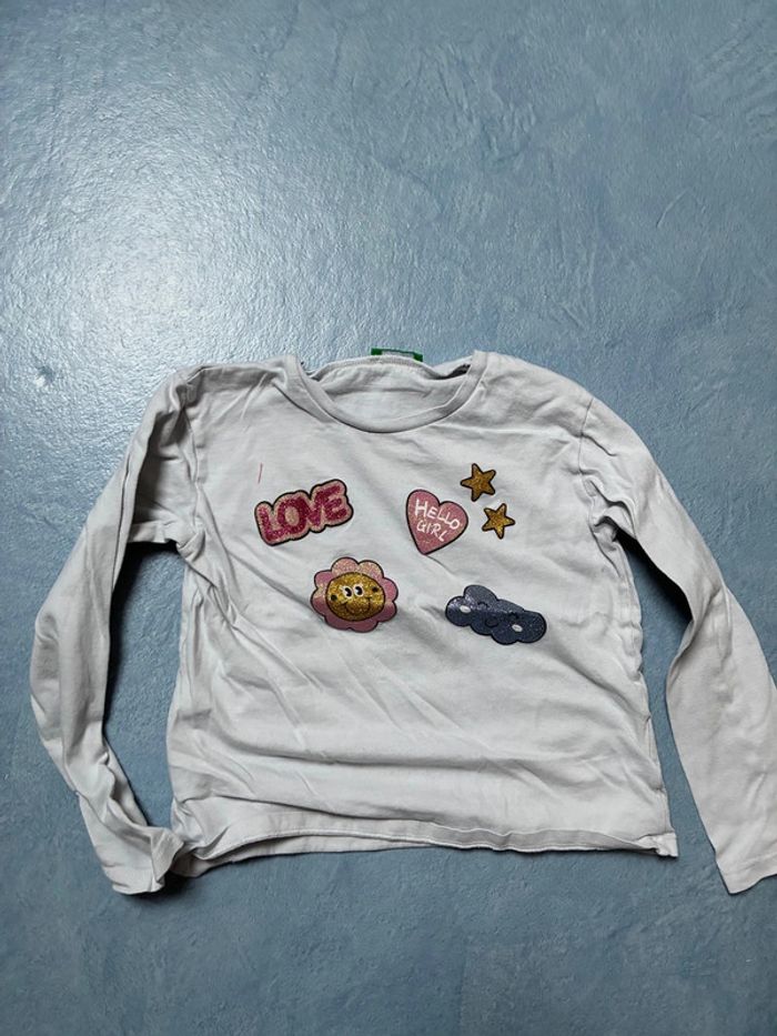 T-shirt Benetton, 6 ans manches longues - photo numéro 2