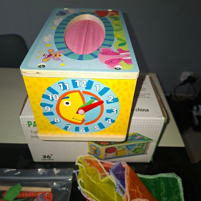 Jouet en bois 6en1 Montessori pour bébé - photo numéro 8