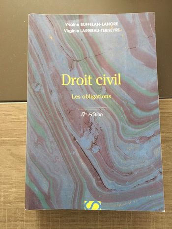 Droit civil - Les obligations