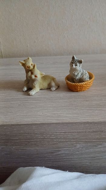 Lot figurine chat 