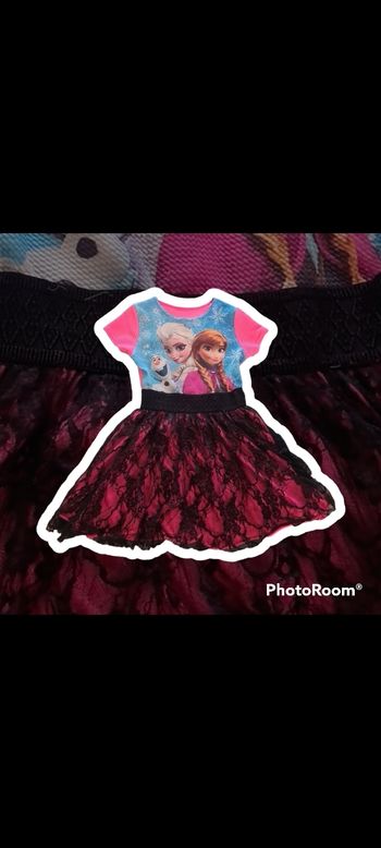 Robe fille la reine des neiges