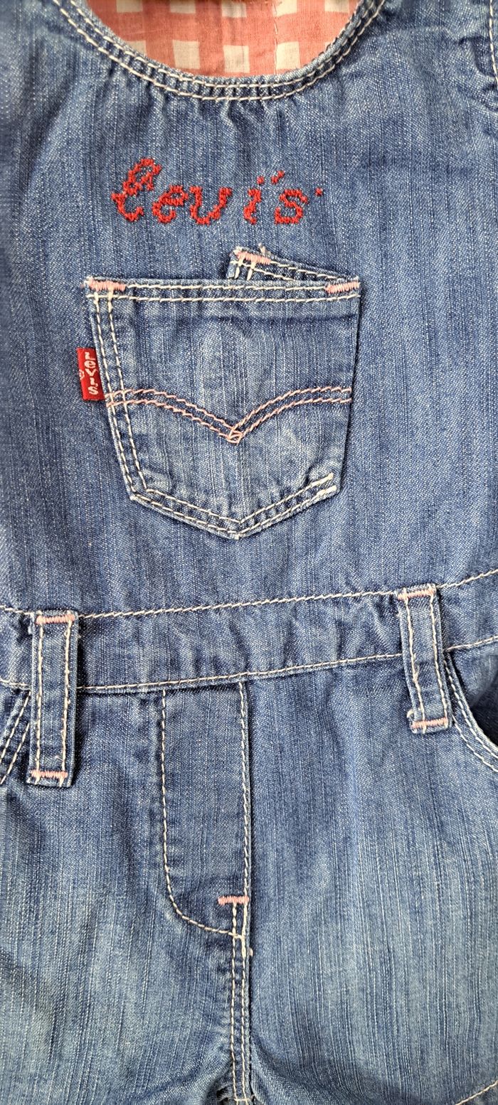 Salopette short Levi's 6 mois - photo numéro 3