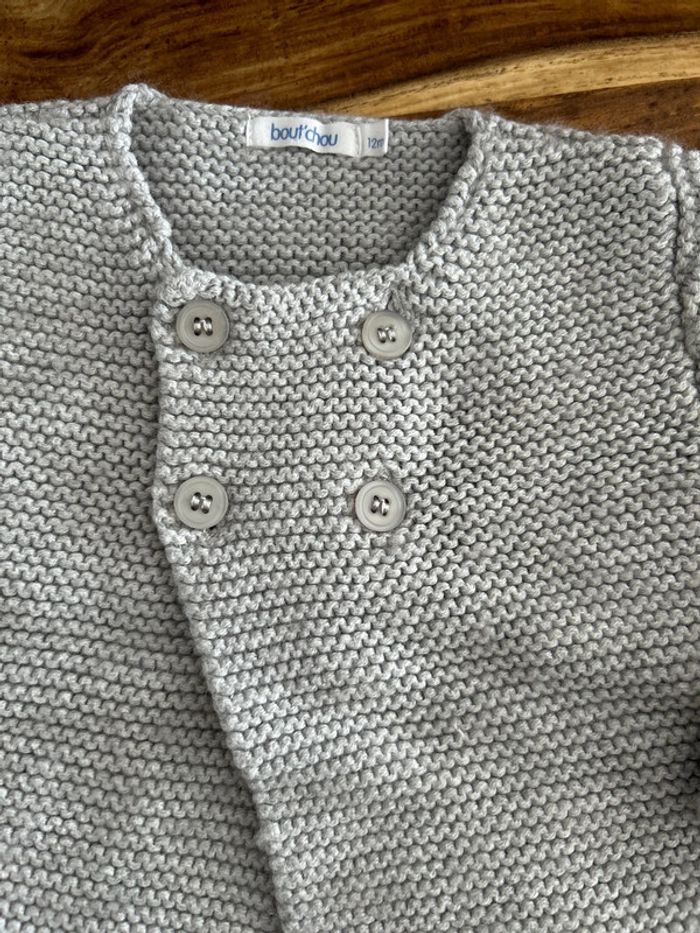 Gilet grosse maille 12 mois - photo numéro 2