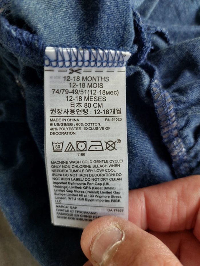 Robe GAP taille 12 - 18 mois - photo numéro 4