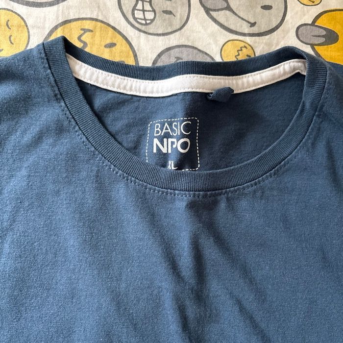 T-shirt basique bleu - photo numéro 2