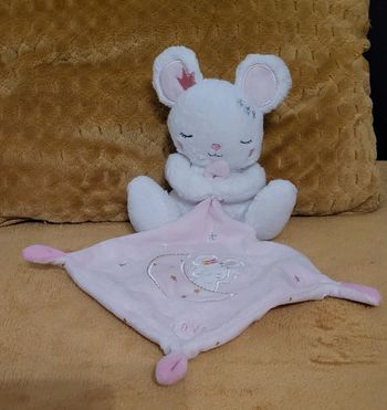 Doudou souris lune étoile simba