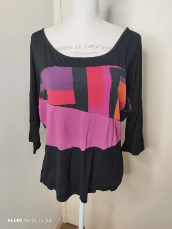 Blouse manches chauve-souris taille L