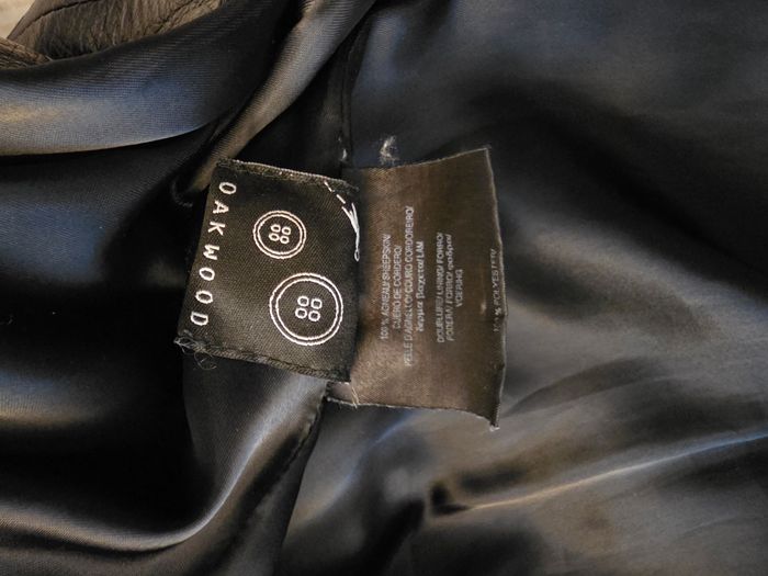 Veste longue en cuir Oakwood, taille S - photo numéro 3