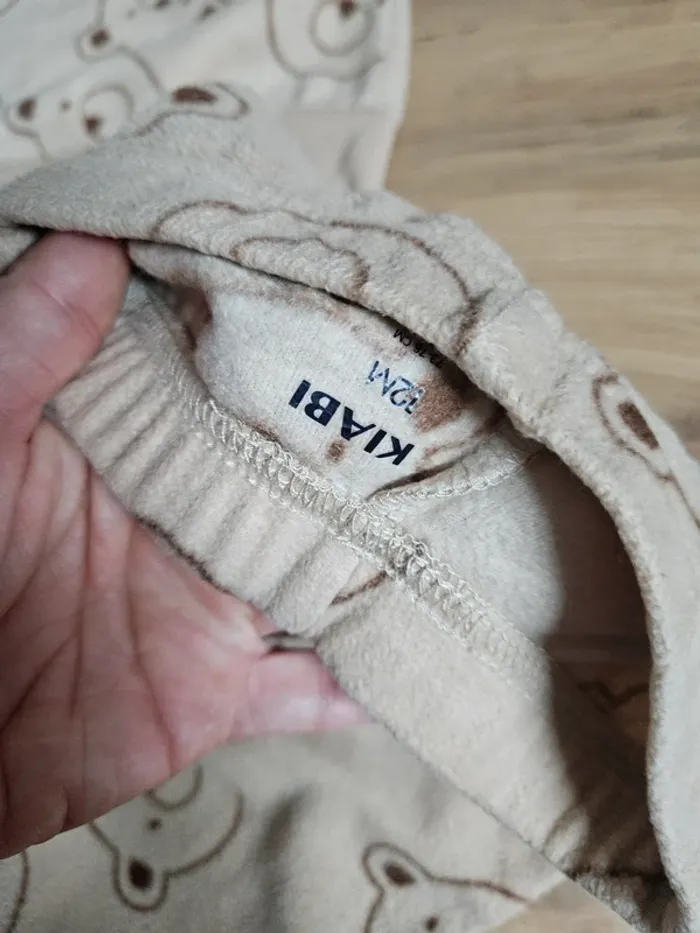 Ensemble polaire bébé garçon motif ourson 12 moi ms kiabi - photo numéro 6