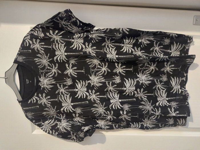 Maillot homme noir avec palmier xl - photo numéro 1