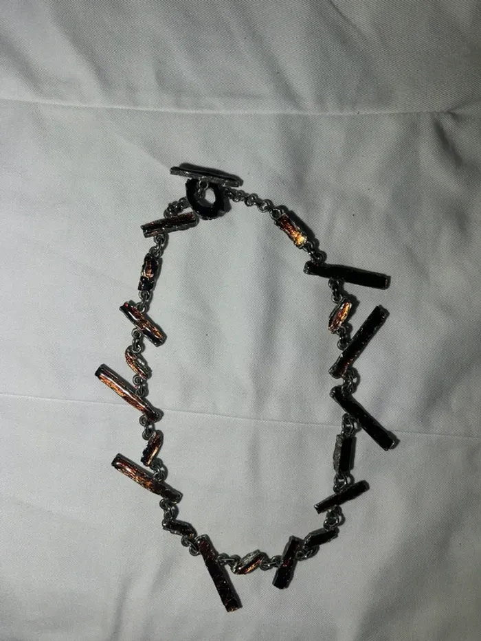 Collier vintage en pierre - photo numéro 2