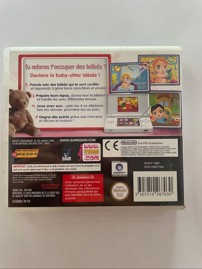 Jeu Nintendo DS Léa Passion Bébés - photo numéro 2