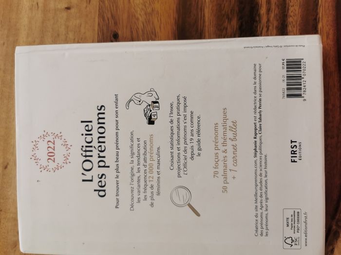 L'officiel des prénoms 2022 - photo numéro 2