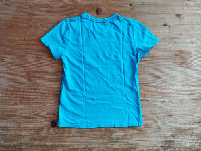 Tee-shirt garçon 6 ans turquoise – été, coton, très bon état - photo numéro 2