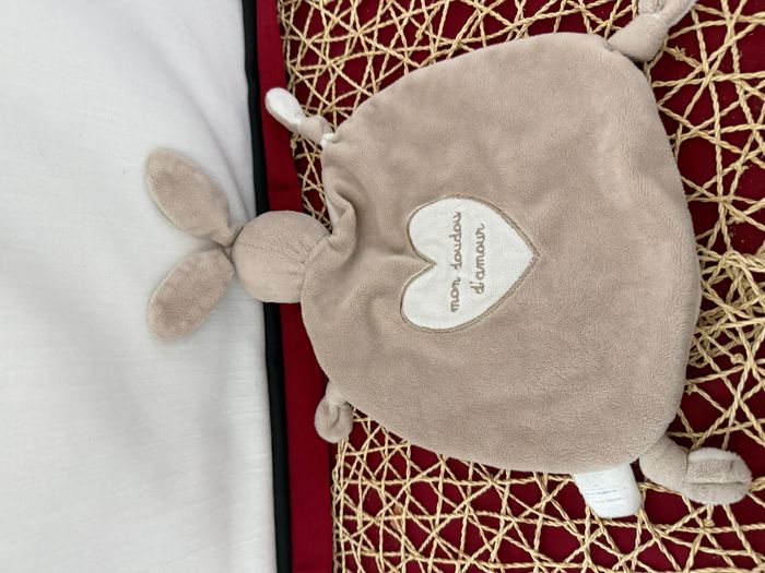 Doudou plat Lapin étoiles Mon doudou d’amour DODIE - photo numéro 3