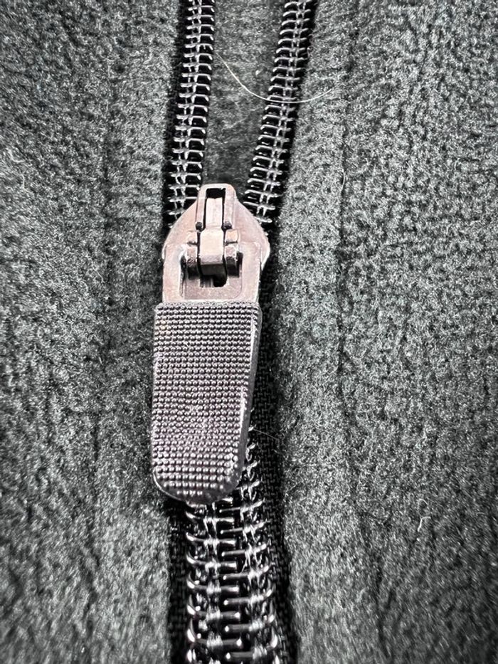 Veste Polaire Starter Zippée – Noir & Gris Anthracite – Taille L - photo numéro 8