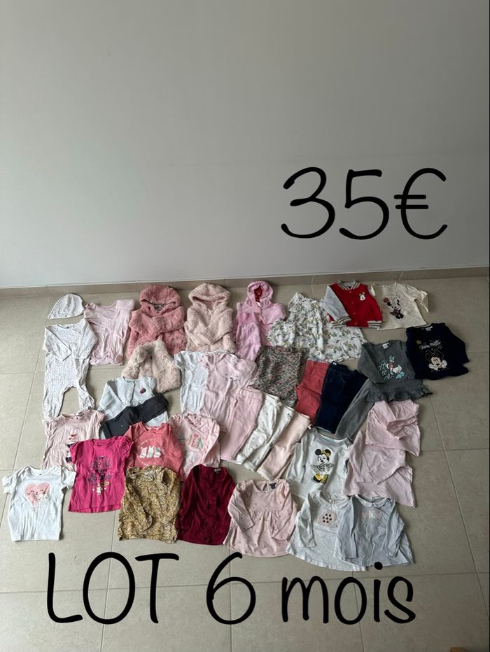 Lot 6 mois bébé fille
