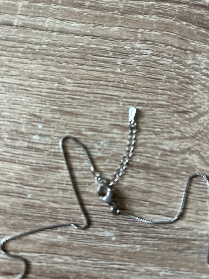 Collier crois en argent - photo numéro 4