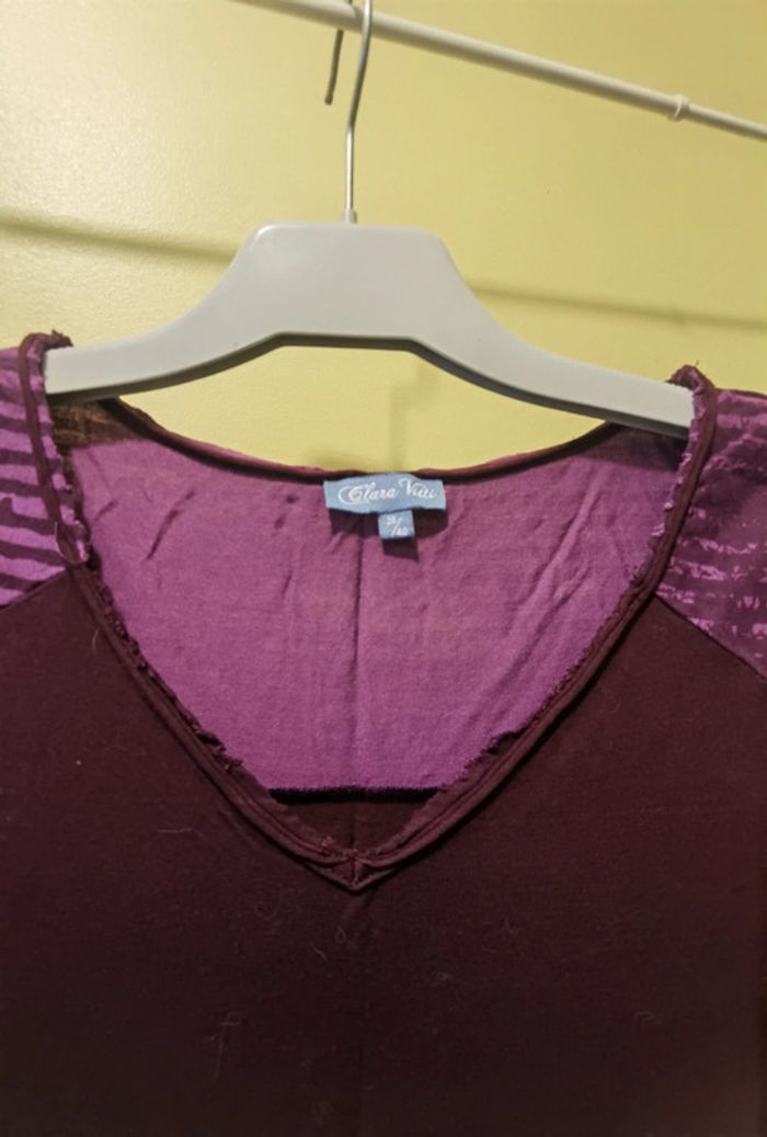 Débardeur violet Assymétrique - photo numéro 4