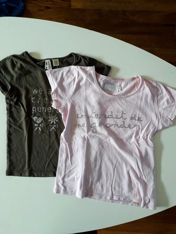 Lot tee-shirts 4-5 ans