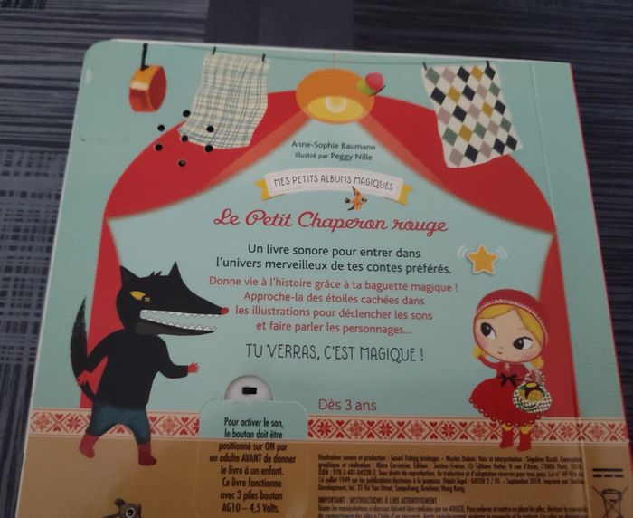 Livre sonore "Le Petit Chaperon rouge" - Hatier jeunesse - photo numéro 4