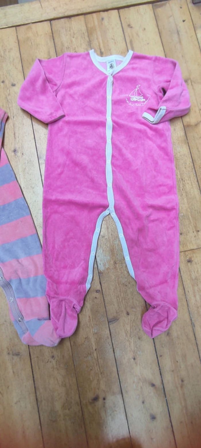 Lot 2 pyjamas petit bateau fille 18 mois - photo numéro 3