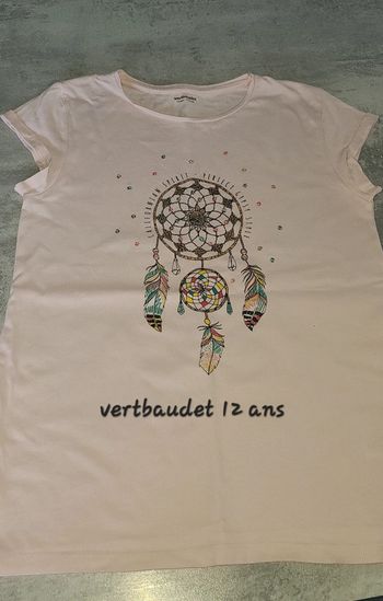 T-shirt fille 12 ans vertbaudet