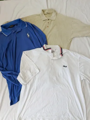 Lot 3 polos homme taille XXL Ralph Lauren sport, fila