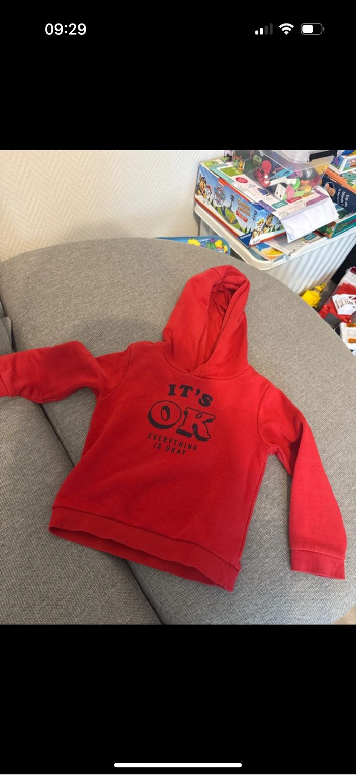 Lot de 2 sweats capuche  garçon - photo numéro 2