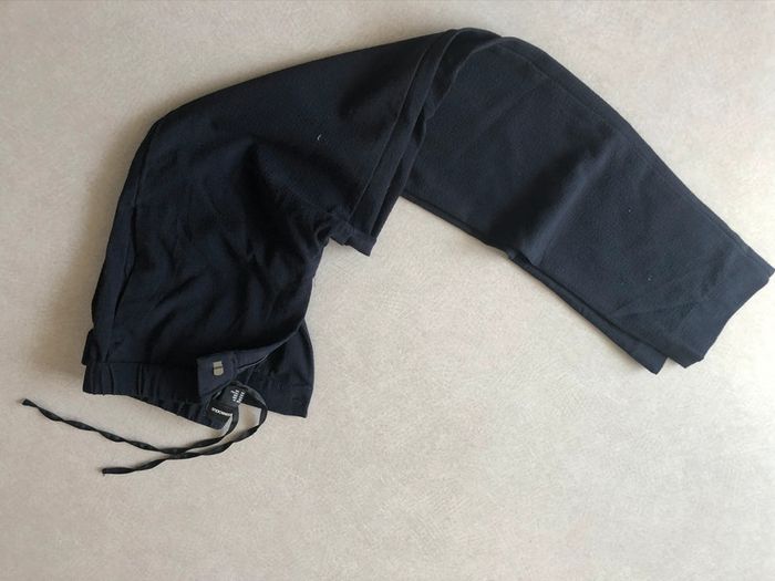 Pantalon fluide bleu marine H&M Taille 44