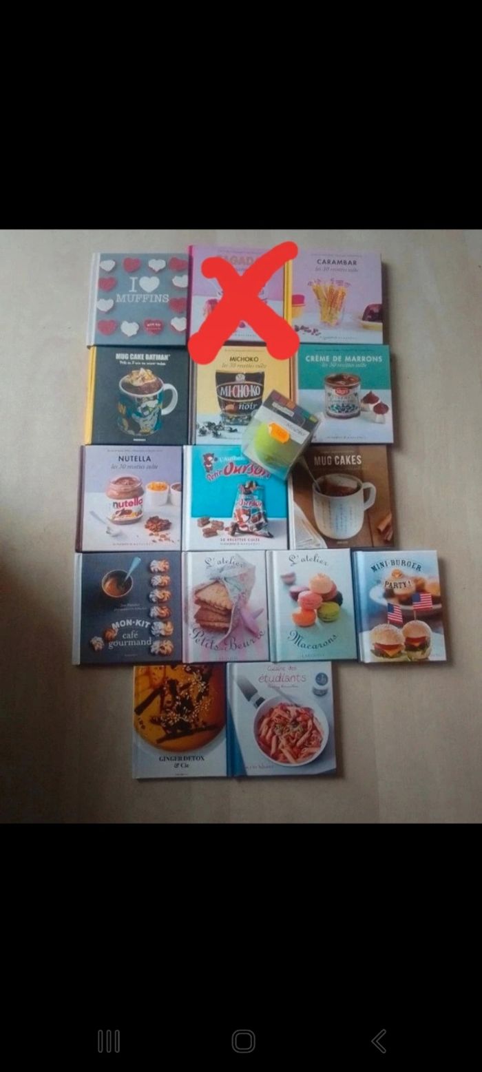 Lot 14 livres + minuteur neuf