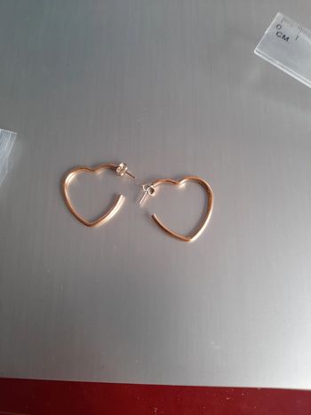 Boucle d oreille cœur fantaisie neuf