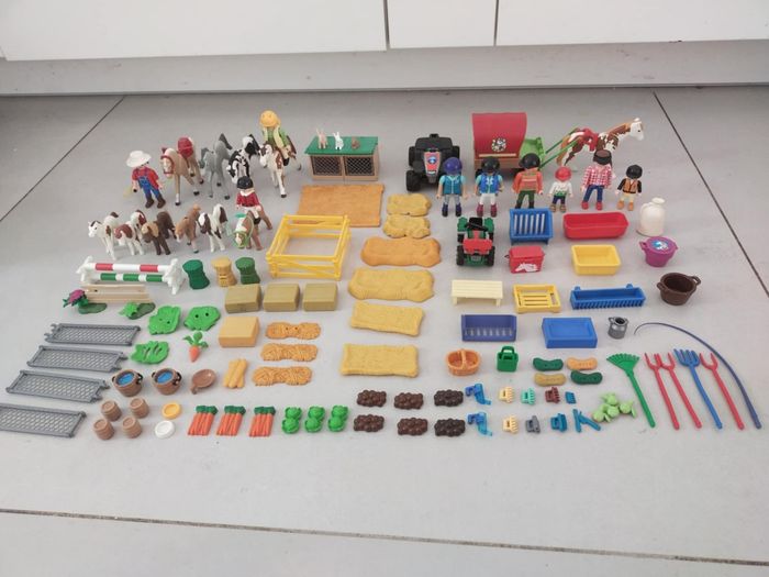 Lot playmobil équestre chevaux - photo numéro 2