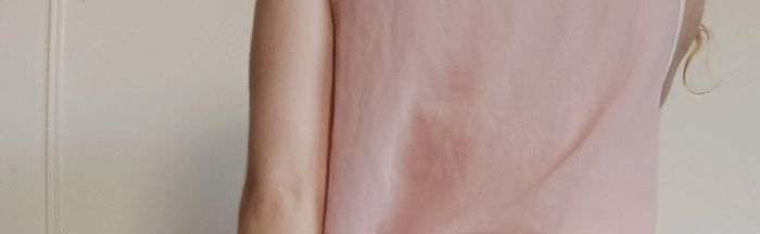 Débardeur femme rose blanc noir patchwork t s coco état impeccable - photo numéro 10