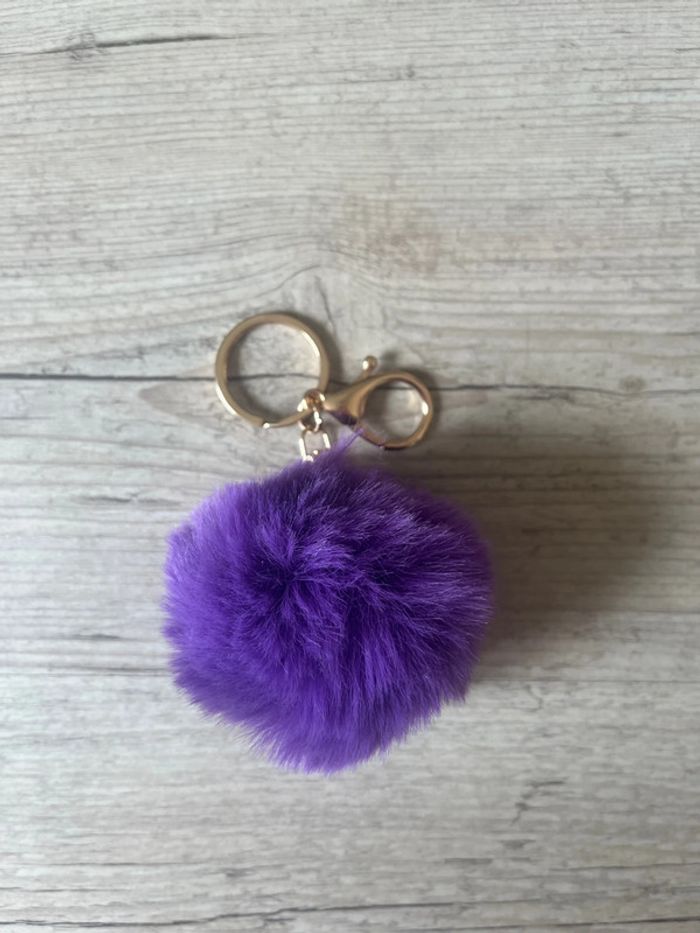 Porte clé pompom
