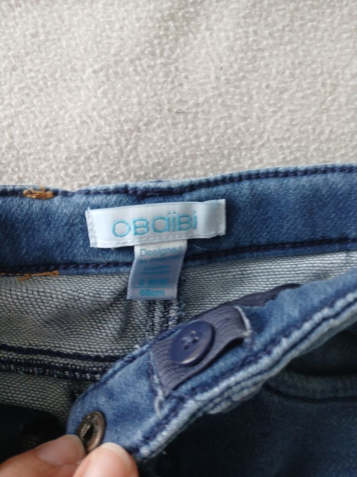 Jeans souple 6 mois Obaïbi - photo numéro 2