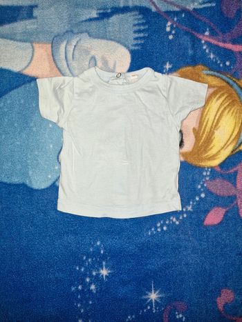 Tee-shirt 1 mois turquoise