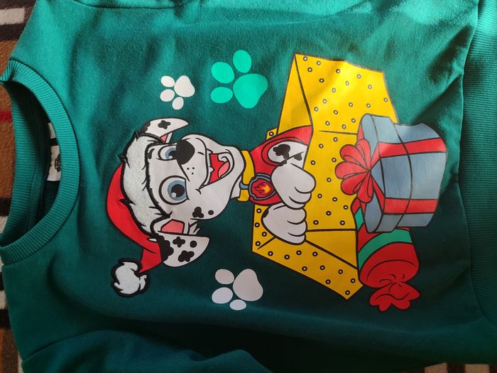 Sweat noël pat patrouille 5 ans - photo numéro 3