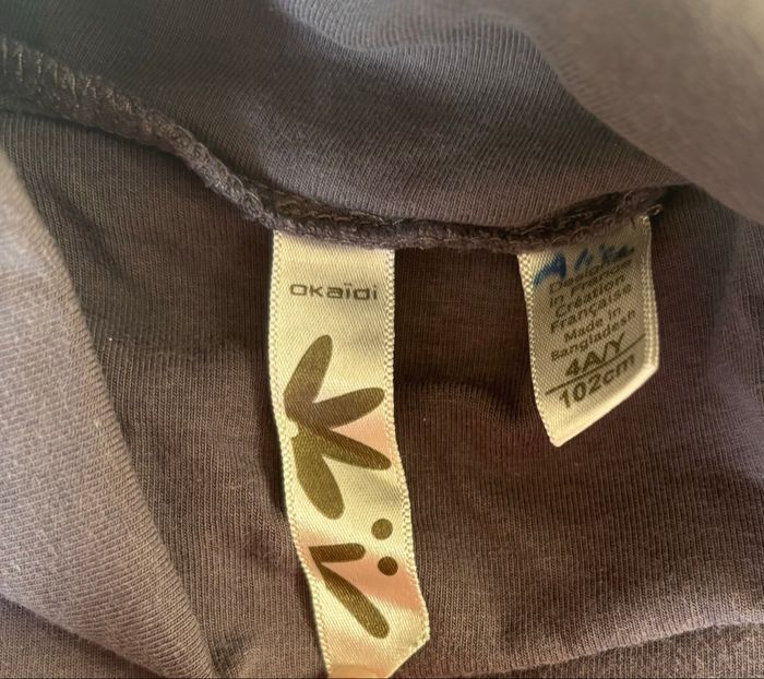 Sous pull mixte 4 ans okaïdi - photo numéro 2