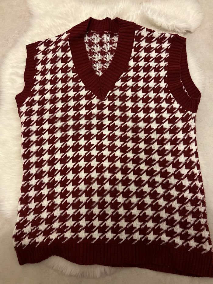 Pull sans manche femme