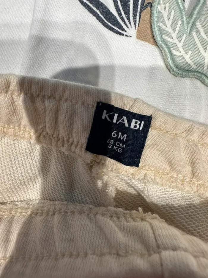 Ensemble t-shirt pantalon Kiabi 6 mois - photo numéro 2