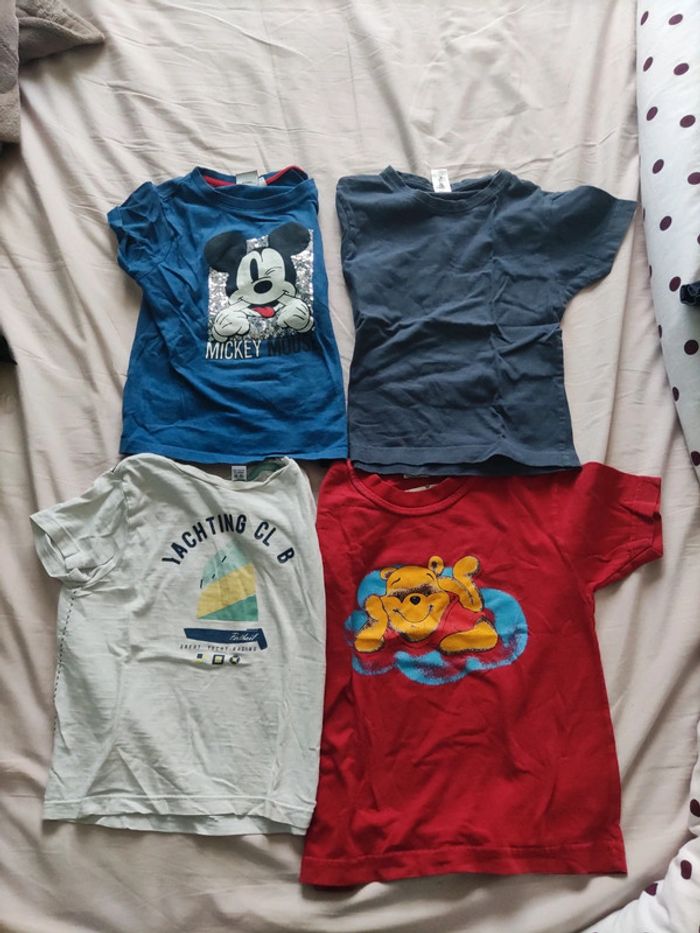 Lot t shirt 4 ans