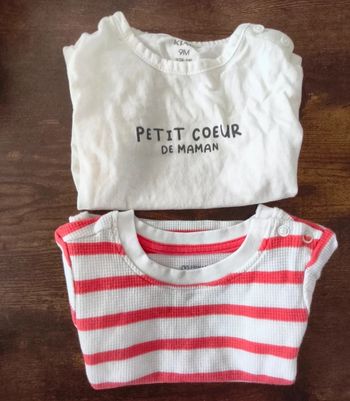Lot de deux t-shirts 🧸
