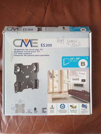 Support  fixe mural neuf pour télévision, téléviseur, fixation au mur