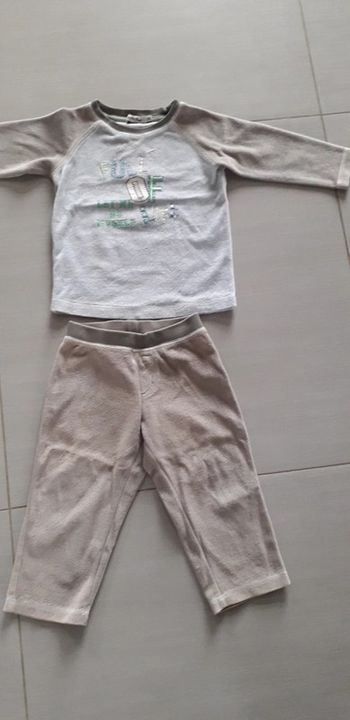 Pyjama hiver 2 pièces 24 mois