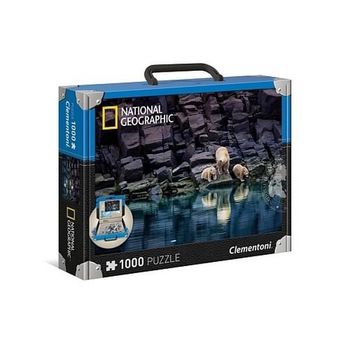 Clementoni Puzzle National Geographic puzzle Ours polaires sur un rivage rocheux