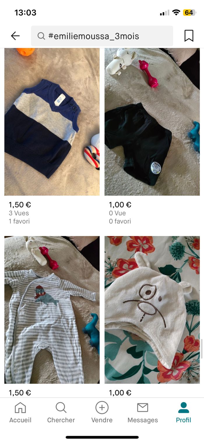 Vend vêtements garçon 3 mois - photo numéro 7